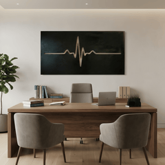 The Heartbeat - Metal Wall Art - Anthem Classic