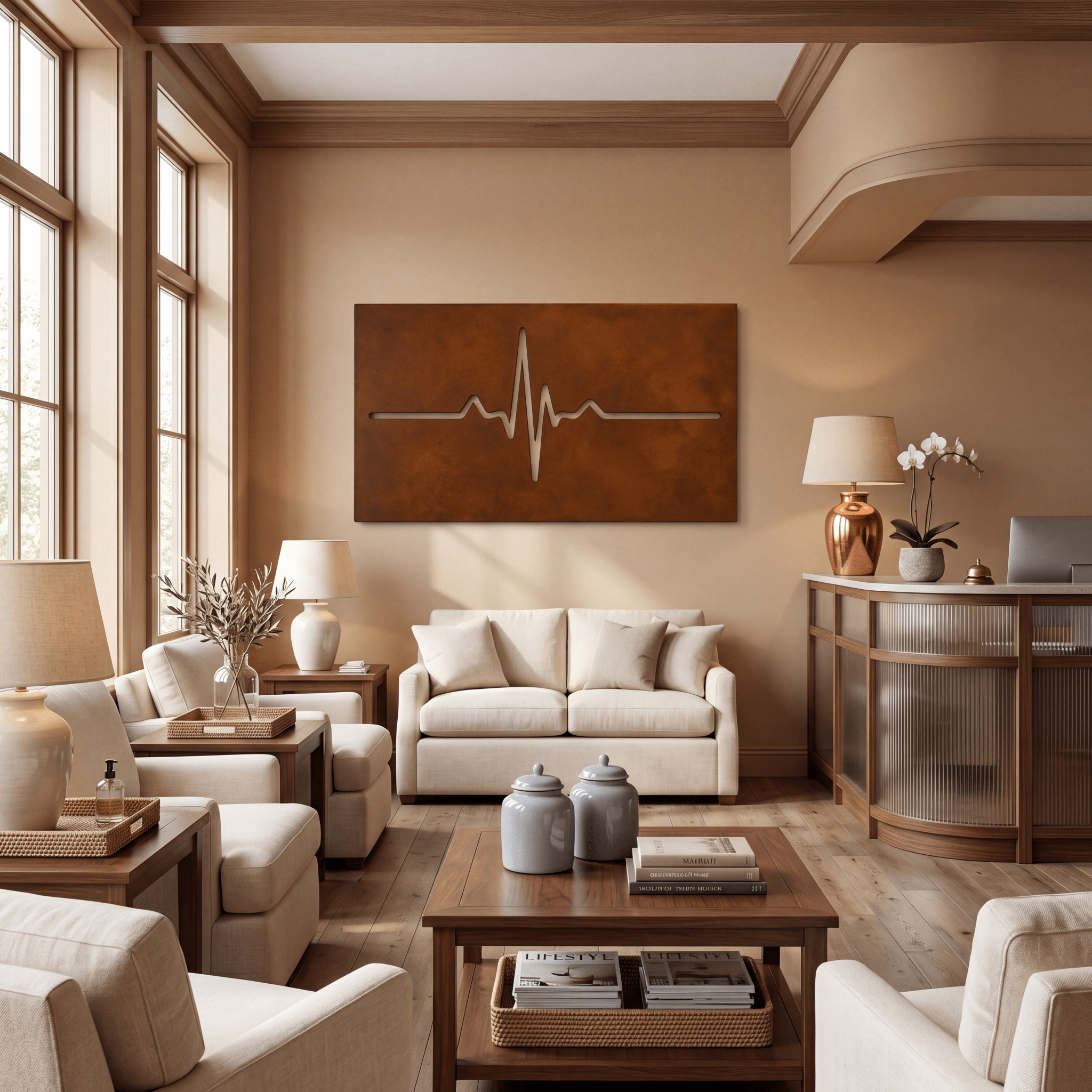 The Heartbeat - Metal Wall Art - Oxide - Anthem Classic