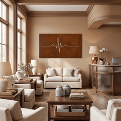 The Heartbeat - Metal Wall Art - Oxide - Anthem Classic