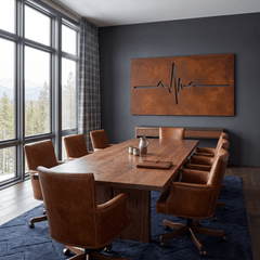 The Heartbeat - Metal Wall Art - Oxide - Anthem Classic