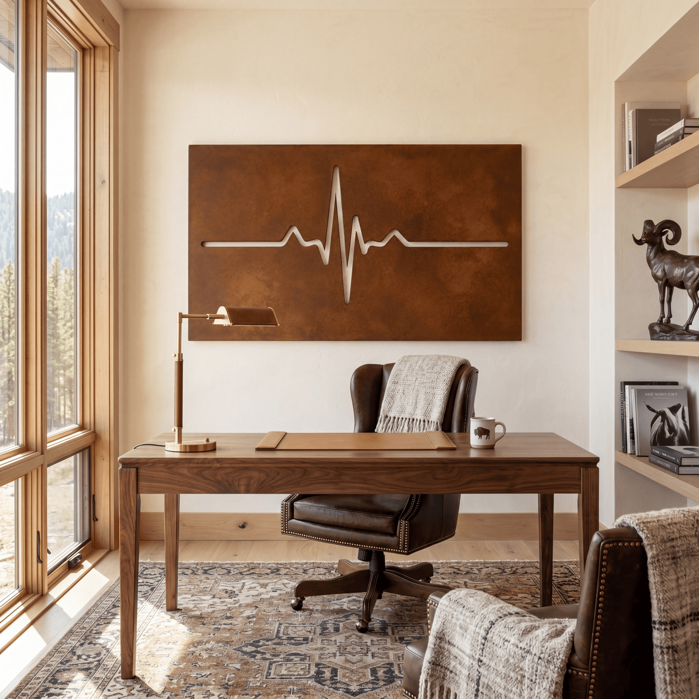 The Heartbeat - Metal Wall Art - Oxide - Anthem Classic
