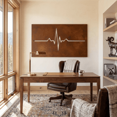 The Heartbeat - Metal Wall Art - Oxide - Anthem Classic