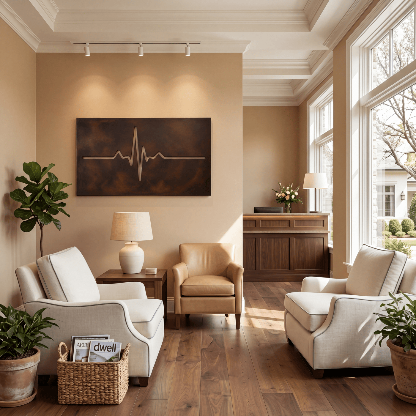 The Heartbeat - Metal Wall Art - Umber - Anthem Classic