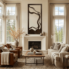 The Heavy Pour - Metal Wall Art - Umber - Anthem Classic