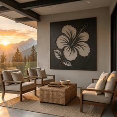 The Hibiscus - Metal Wall Art - Forge - Anthem Classic