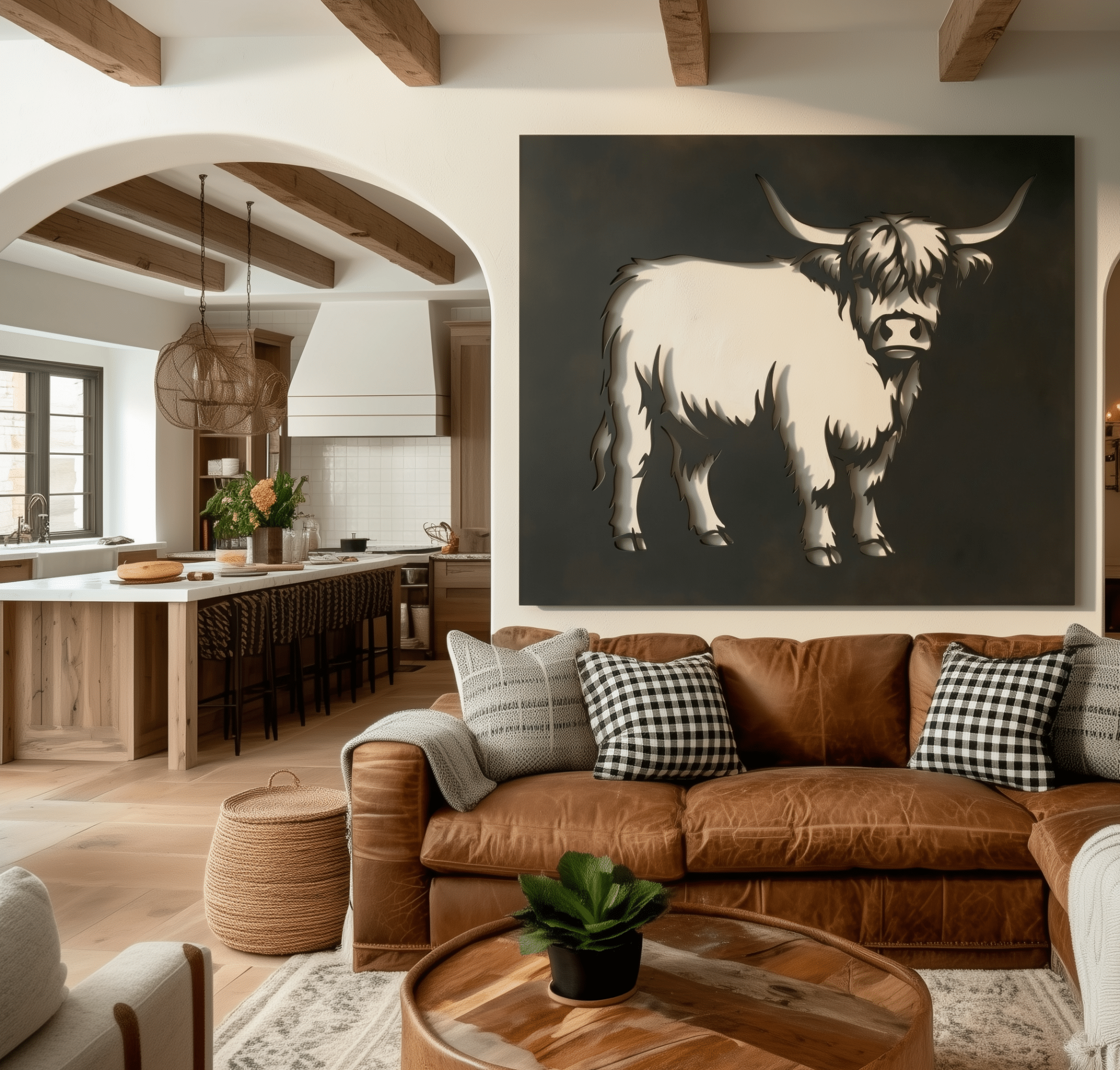 The Highland Cow - Metal Wall Art - Anthem Classic