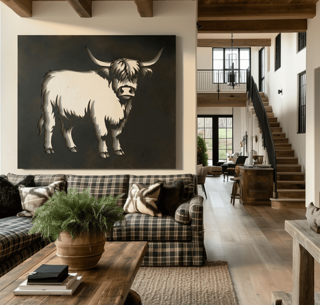 The Highland Cow - Metal Wall Art - Anthem Classic