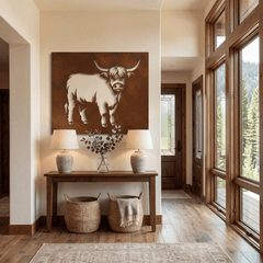 The Highland Cow - Metal Wall Art - Oxide - Anthem Classic
