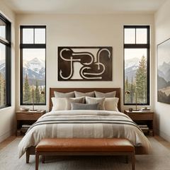 The Hook Theory - Metal Wall Art - Umber - Anthem Classic