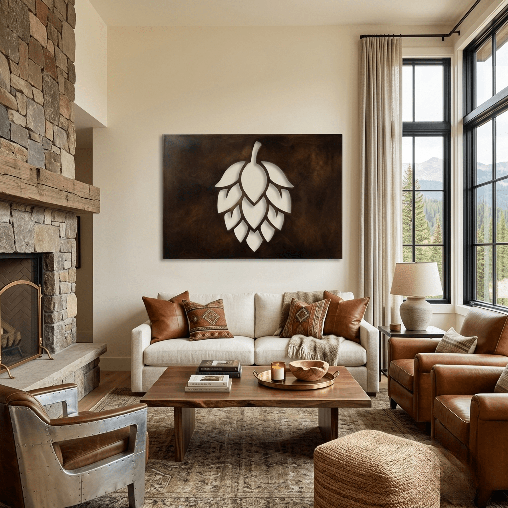 The Hop - Metal Wall Art - Umber - Anthem Classic