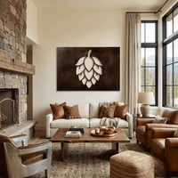 The Hop - Metal Wall Art - Umber