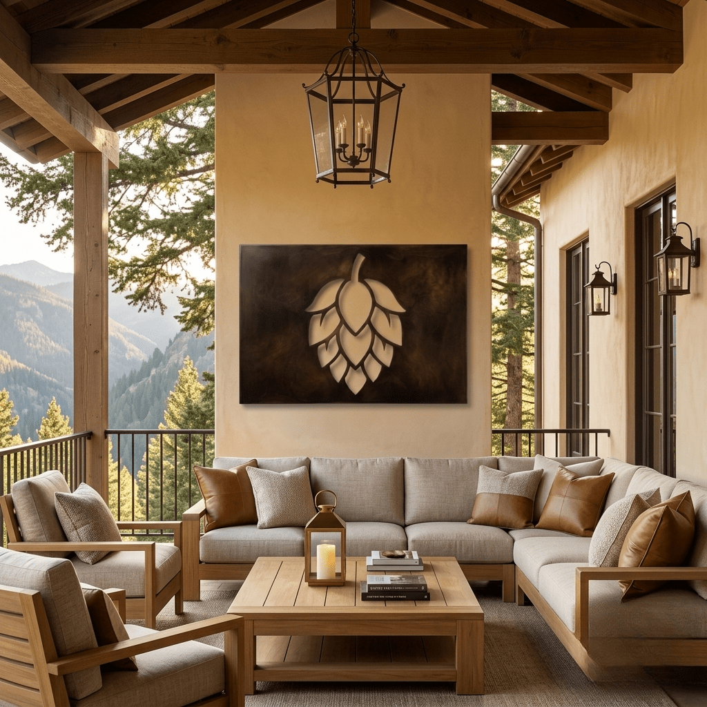 The Hop - Metal Wall Art - Umber - Anthem Classic