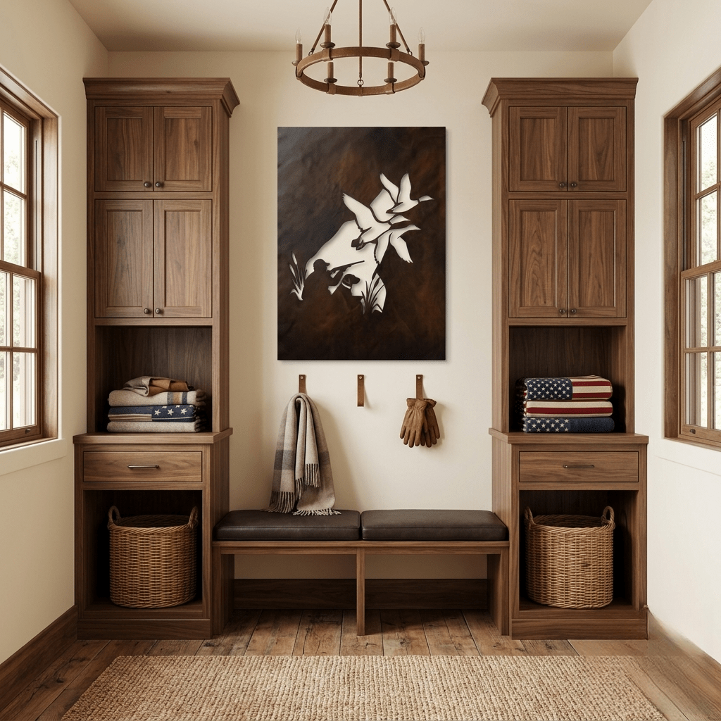 The Hunt - Metal Wall Art - Umber - Anthem Classic