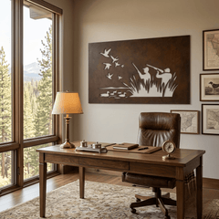 The Hunters - Metal Wall Art - Umber - Anthem Classic
