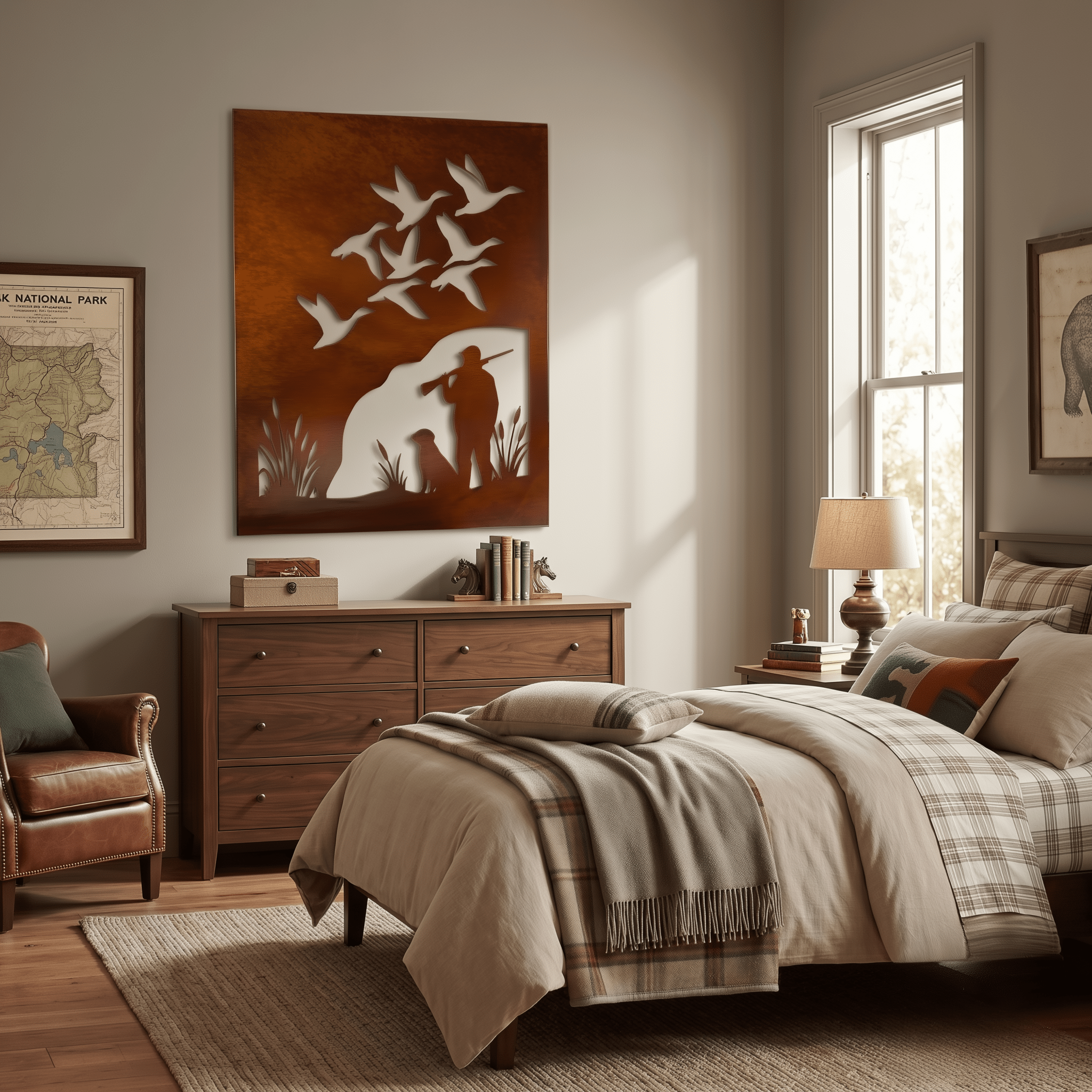 The Hunting Companion - Metal Wall Art - Oxide - Anthem Classic