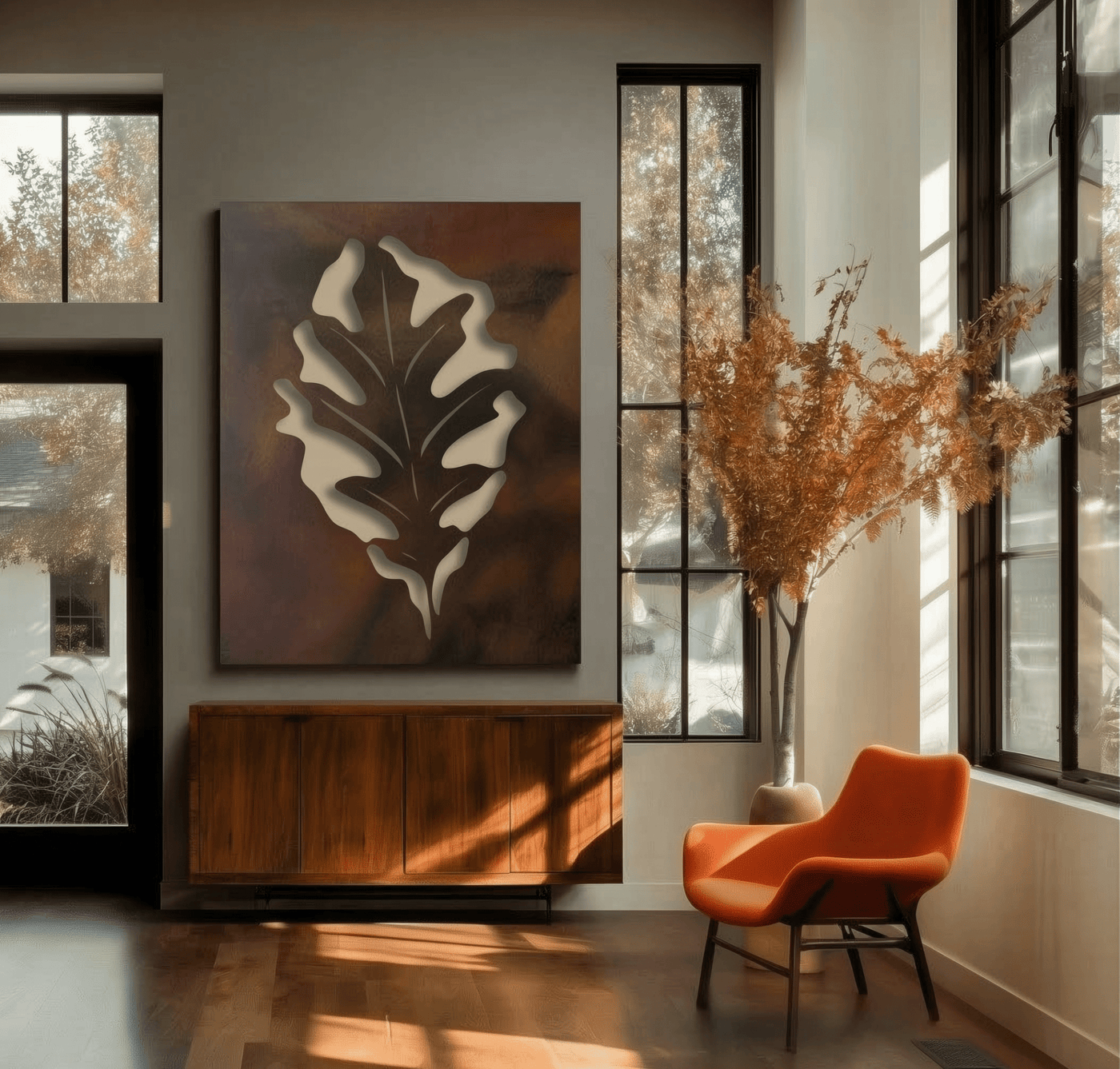 The Illinois White Oak - Metal Wall Art - Anthem Classic