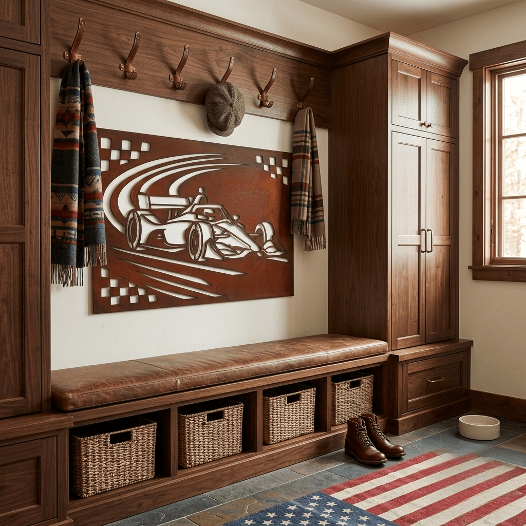 The Indy Line - Metal Wall Art - Oxide - Anthem Classic