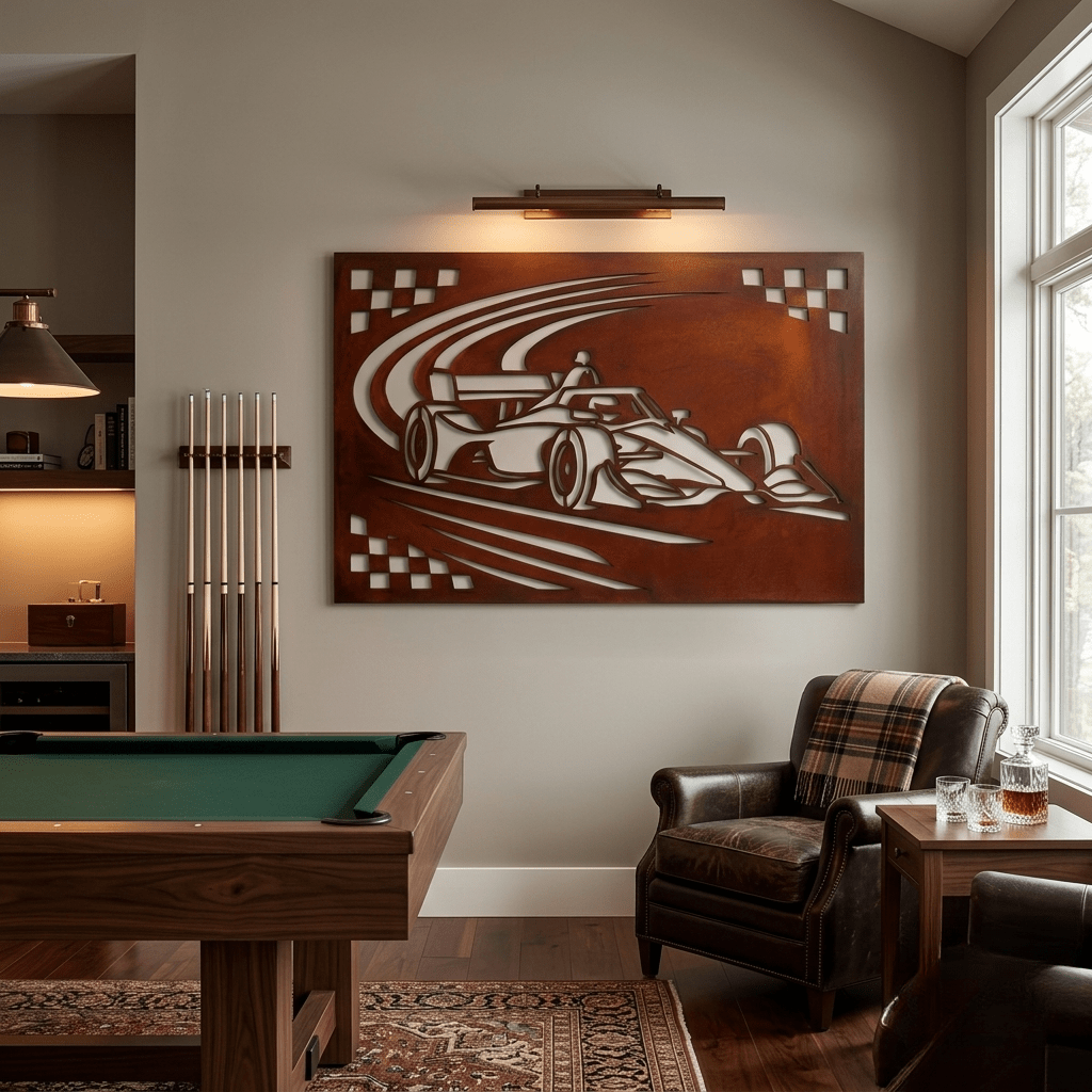 The Indy Line - Metal Wall Art - Oxide - Anthem Classic