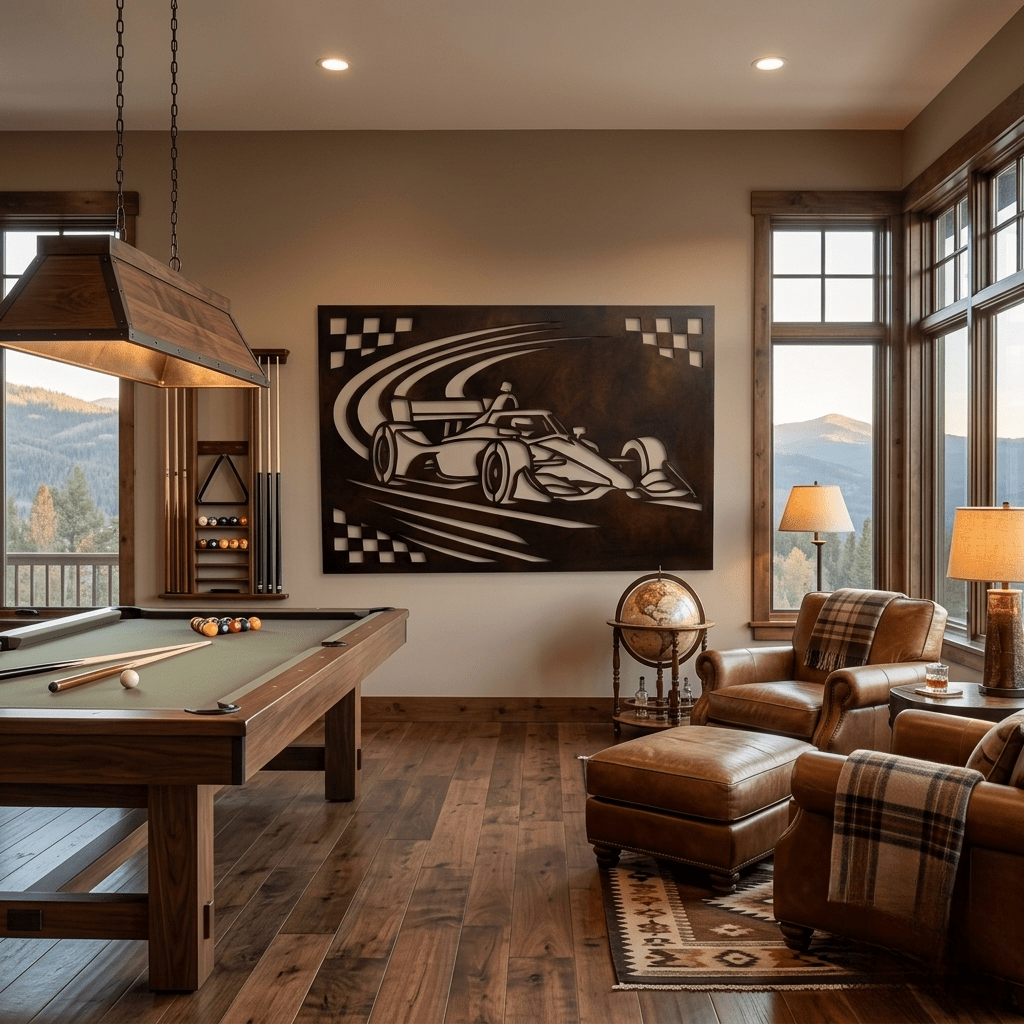 The Indy Line - Metal Wall Art - Umber - Anthem Classic