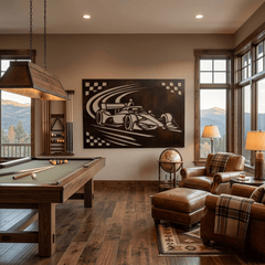 The Indy Line - Metal Wall Art - Umber - Anthem Classic