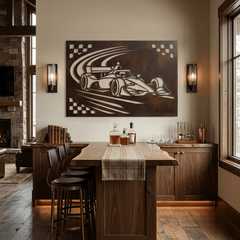 The Indy Line - Metal Wall Art - Umber - Anthem Classic