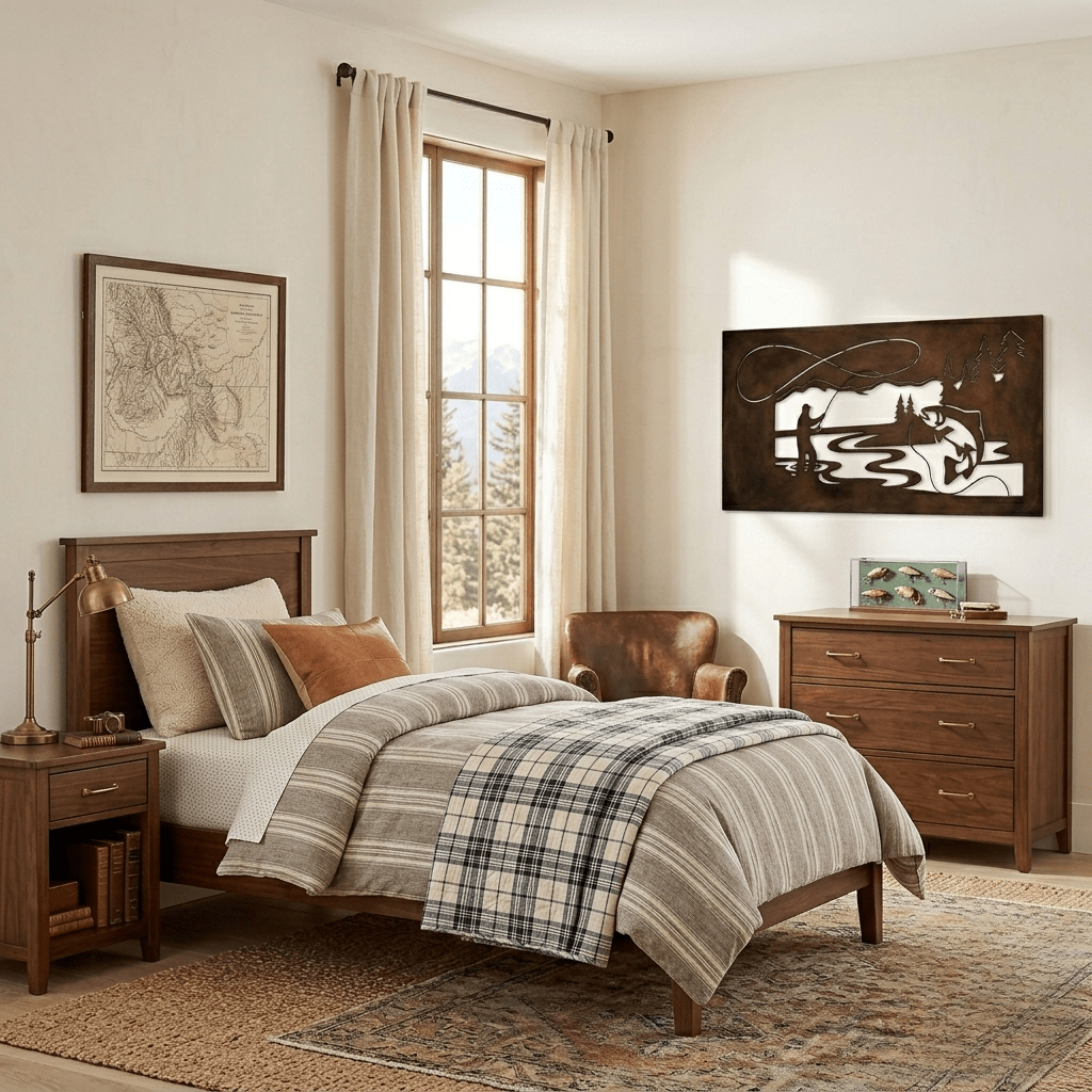 The Infinite Catch - Metal Wall Art - Umber - Anthem Classic