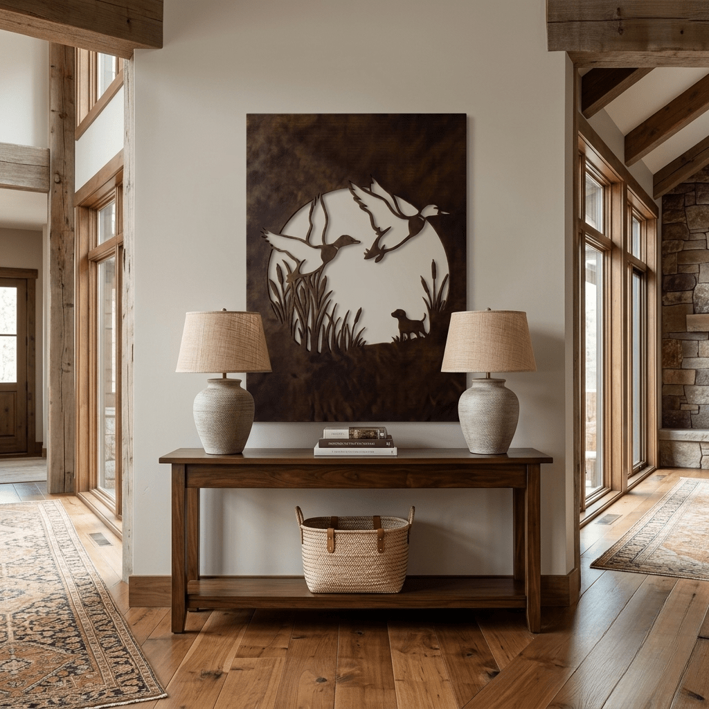 The Into the Wind - Metal Wall Art - Umber - Anthem Classic