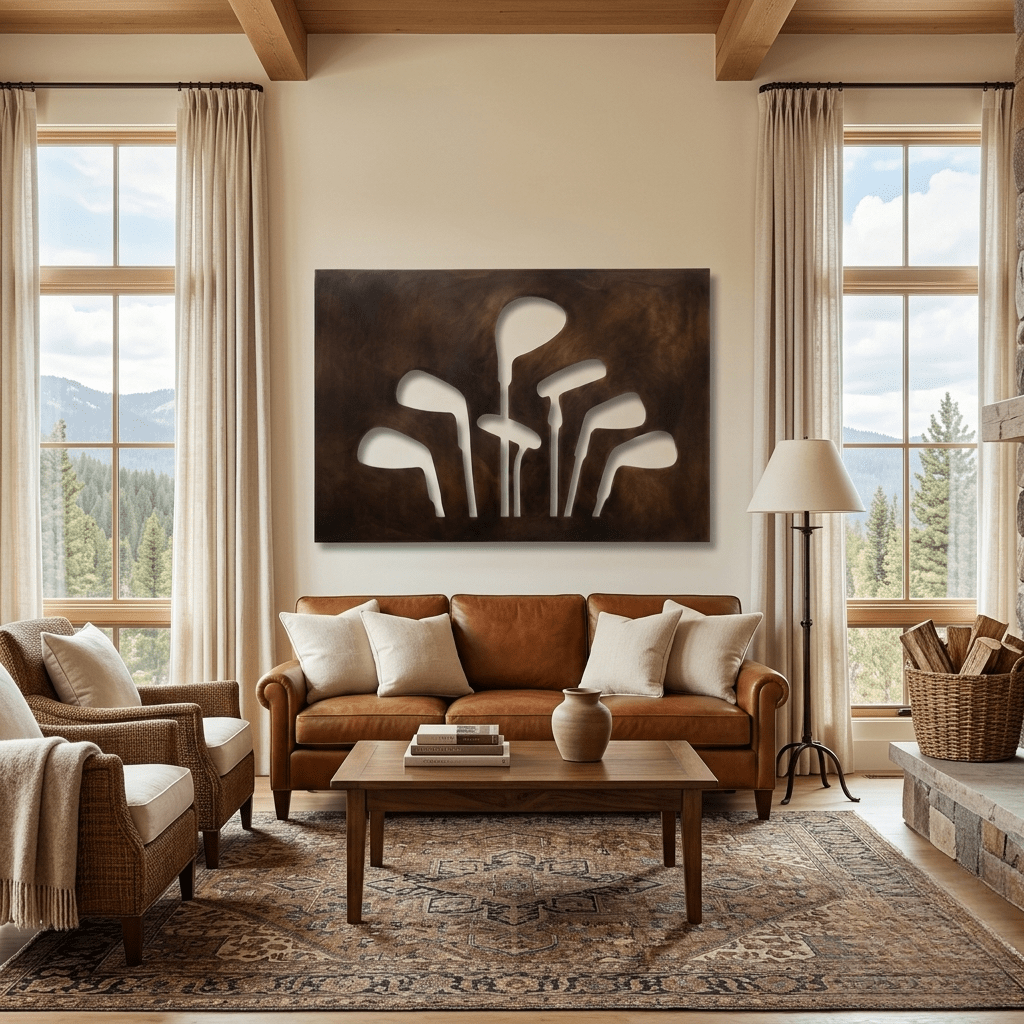 The Iron Garden - Metal Wall Art - Umber - Anthem Classic