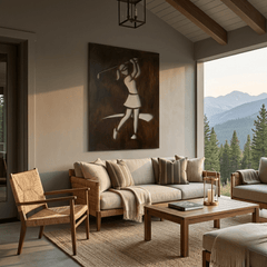 The Iron & Grace - Metal Wall Art - Umber - Anthem Classic