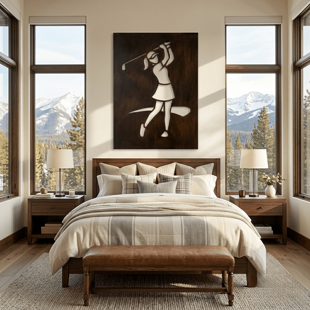 The Iron & Grace - Metal Wall Art - Umber - Anthem Classic