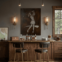 The Iron & Grace - Metal Wall Art - Umber