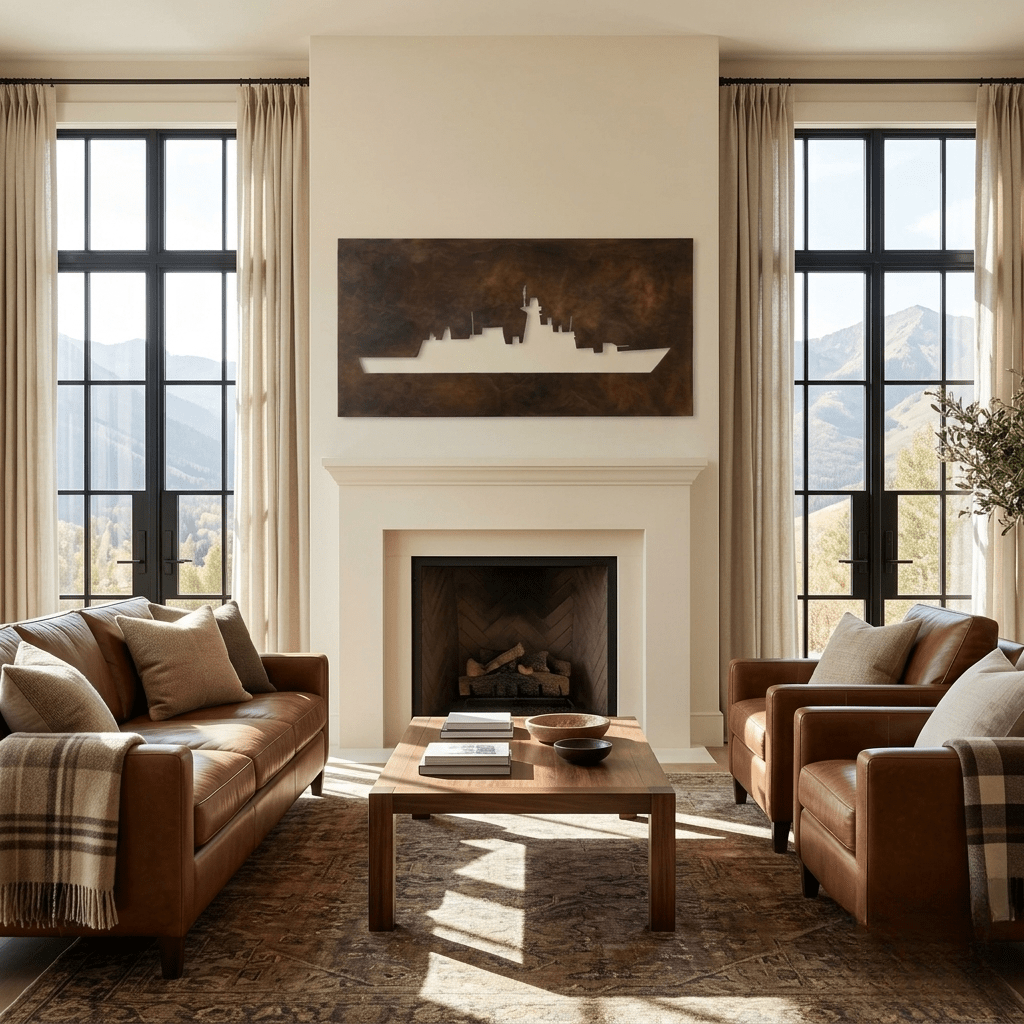 The Iron Hull - Metal Wall Art - Umber - Anthem Classic