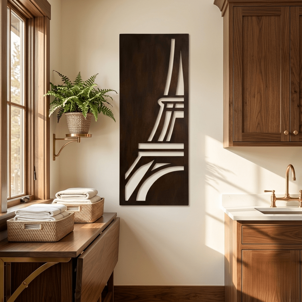 The Iron Lady - Metal Wall Art - Umber - Anthem Classic