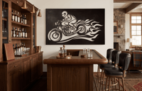 The Iron Rider - Metal Wall Art - Forge