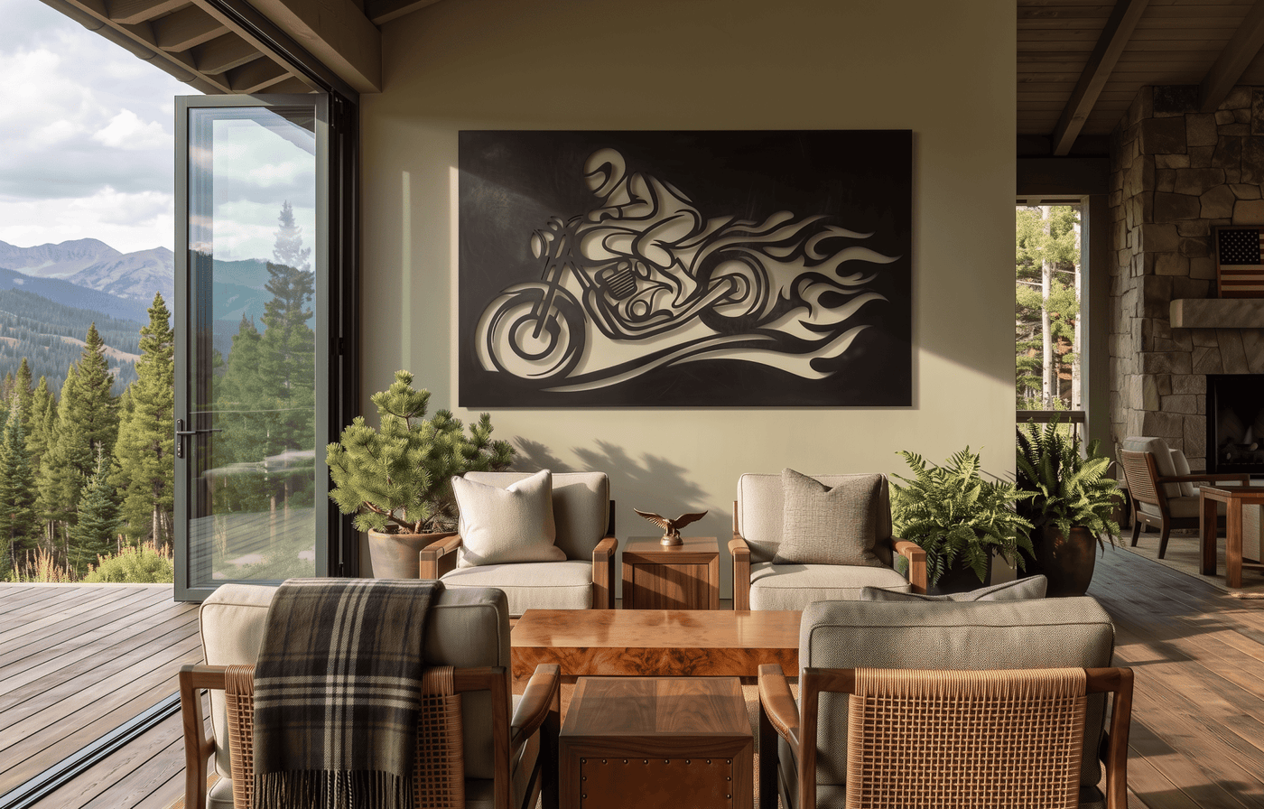 The Iron Rider - Metal Wall Art - Forge - Anthem Classic