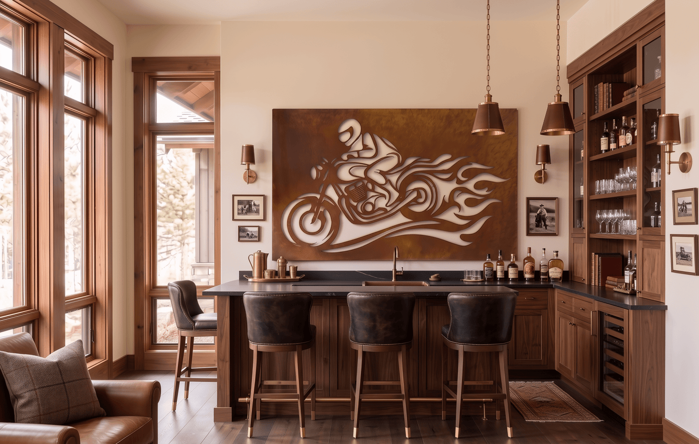 The Iron Rider - Metal Wall Art - Oxide - Anthem Classic