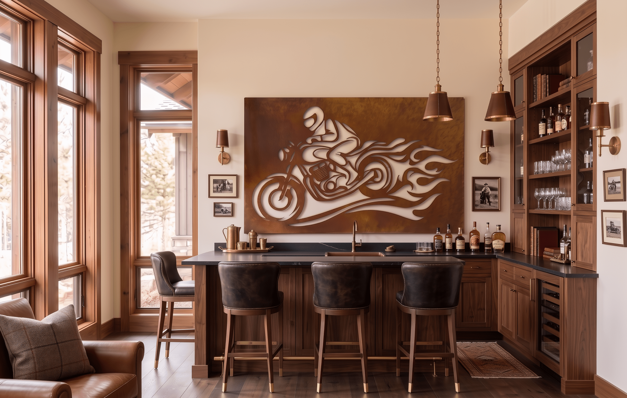 The Iron Rider - Metal Wall Art - Oxide - Anthem Classic