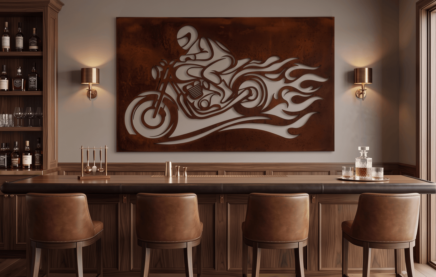 The Iron Rider - Metal Wall Art - Oxide - Anthem Classic