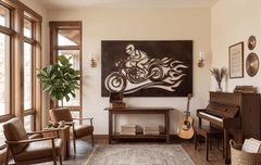 The Iron Rider - Metal Wall Art - Umber - Anthem Classic