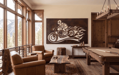 The Iron Rider - Metal Wall Art - Umber - Anthem Classic