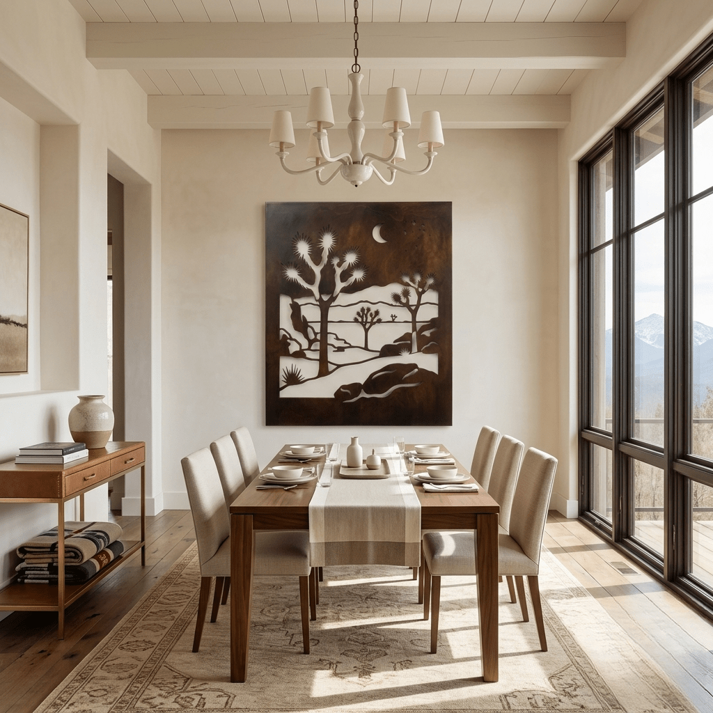 The Joshua Tree 1 - Metal Wall Art - Umber - Anthem Classic