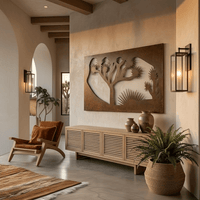 The Joshua Tree - Metal Wall Art - Oxide