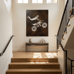 The Jump - Metal Wall Art - Umber - Anthem Classic