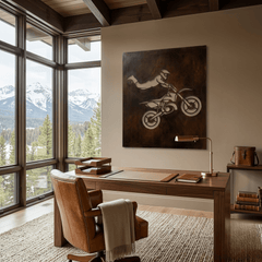 The Jump - Metal Wall Art - Umber - Anthem Classic