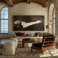 The Keep - Metal Wall Art - Umber