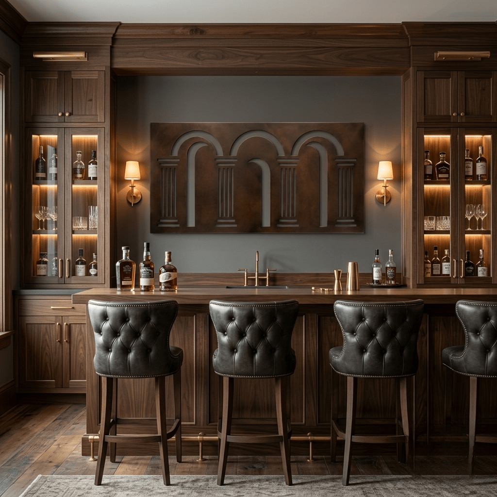The Keystone - Metal Wall Art - Umber - Anthem Classic