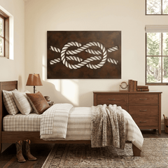 The Knot - Metal Wall Art - Umber - Anthem Classic