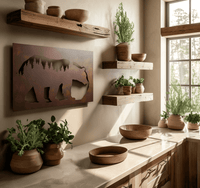 The Kodiak - Metal Wall Art - Umber