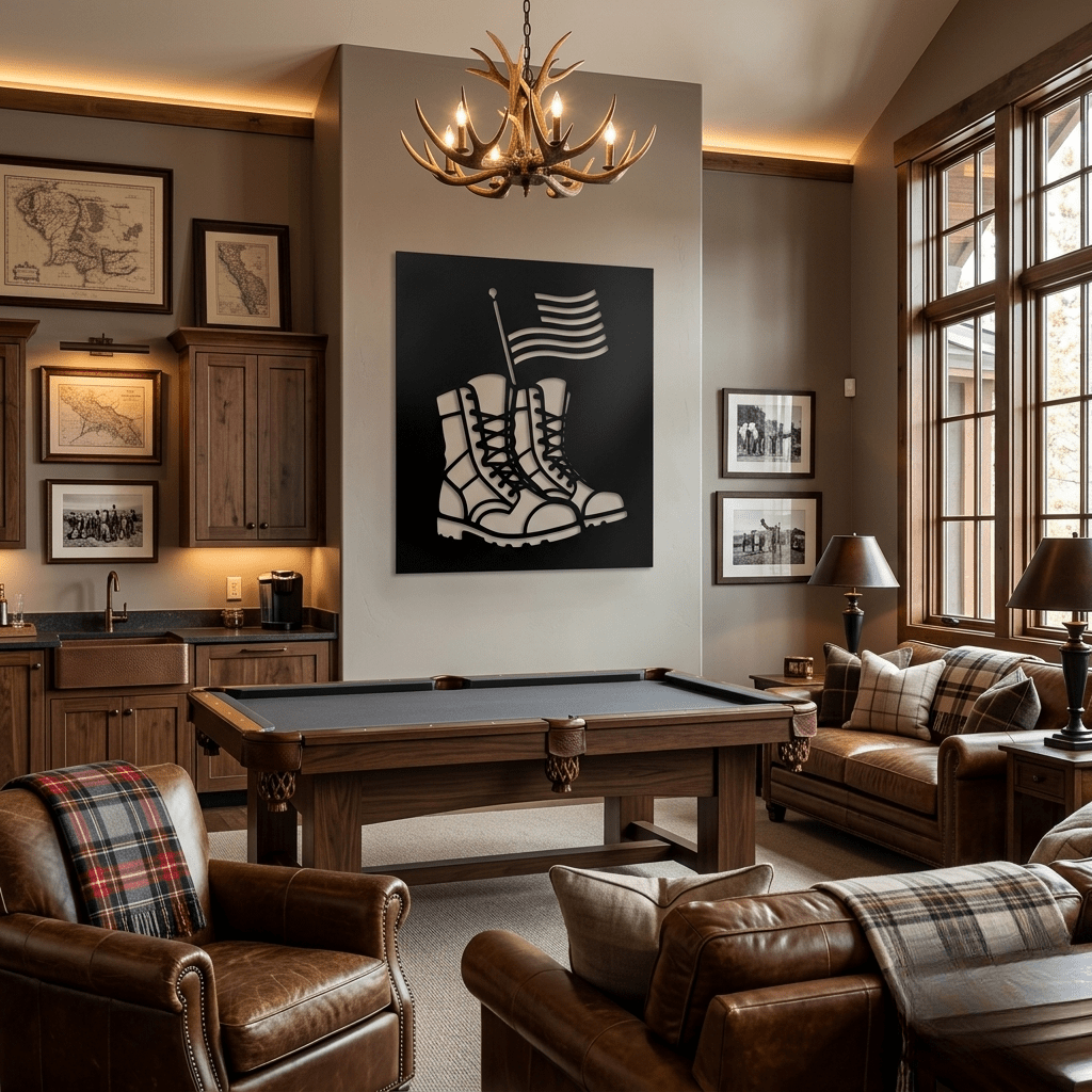 The Laced Up Boots - Metal Wall Art - Forge - Anthem Classic