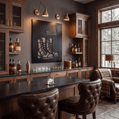 The Laced Up Boots - Metal Wall Art - Forge - Anthem Classic